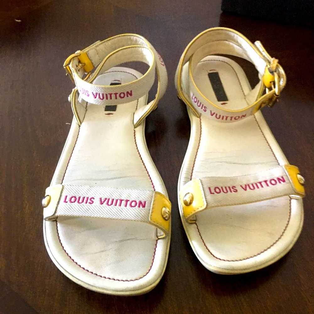 Authentic Louis Vuitton sandals